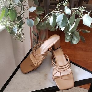 NWT Shein nude sandals